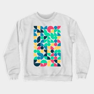 Greeny Cool Pattern Crewneck Sweatshirt